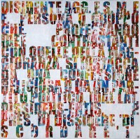 Jose Angel Vincench, Dissident (Italian): Compromise or Fiction of the Painting Series, Acrylic on Canvas, 2009-2010, 48 x 48 inches, JAV6