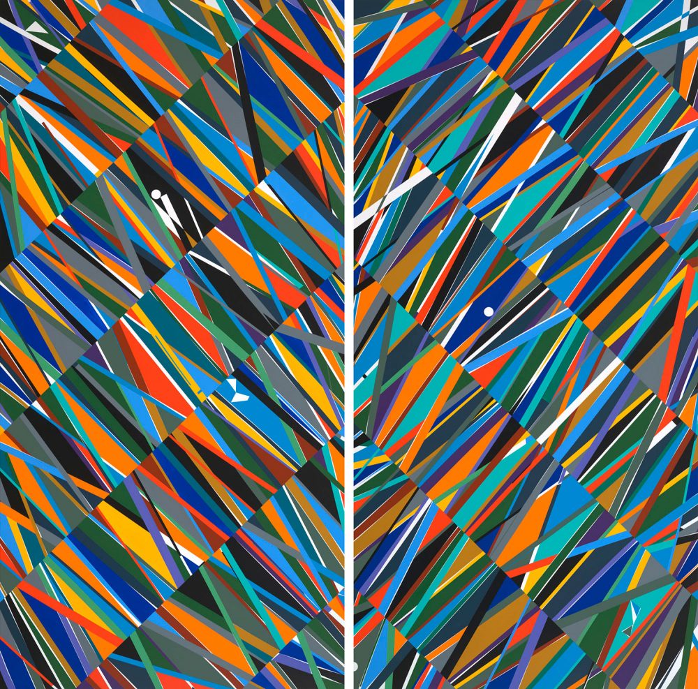 Israel Guevara, Just For You, 2012,  Acrylic on Canvas, UF  72 x 72 x 1 1/2 inches, 182.9 x 182.9 x 3.8 cm