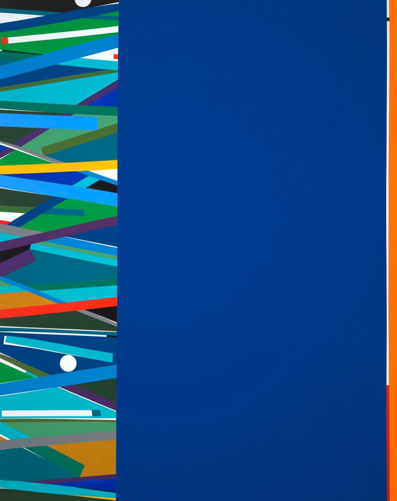 Israel Guevara, Natural Structure, 2010, Acrylic on Canvas, UF  30 x 24 x 1 1/2 inches, 76.2 x 61 x 3.8 cm