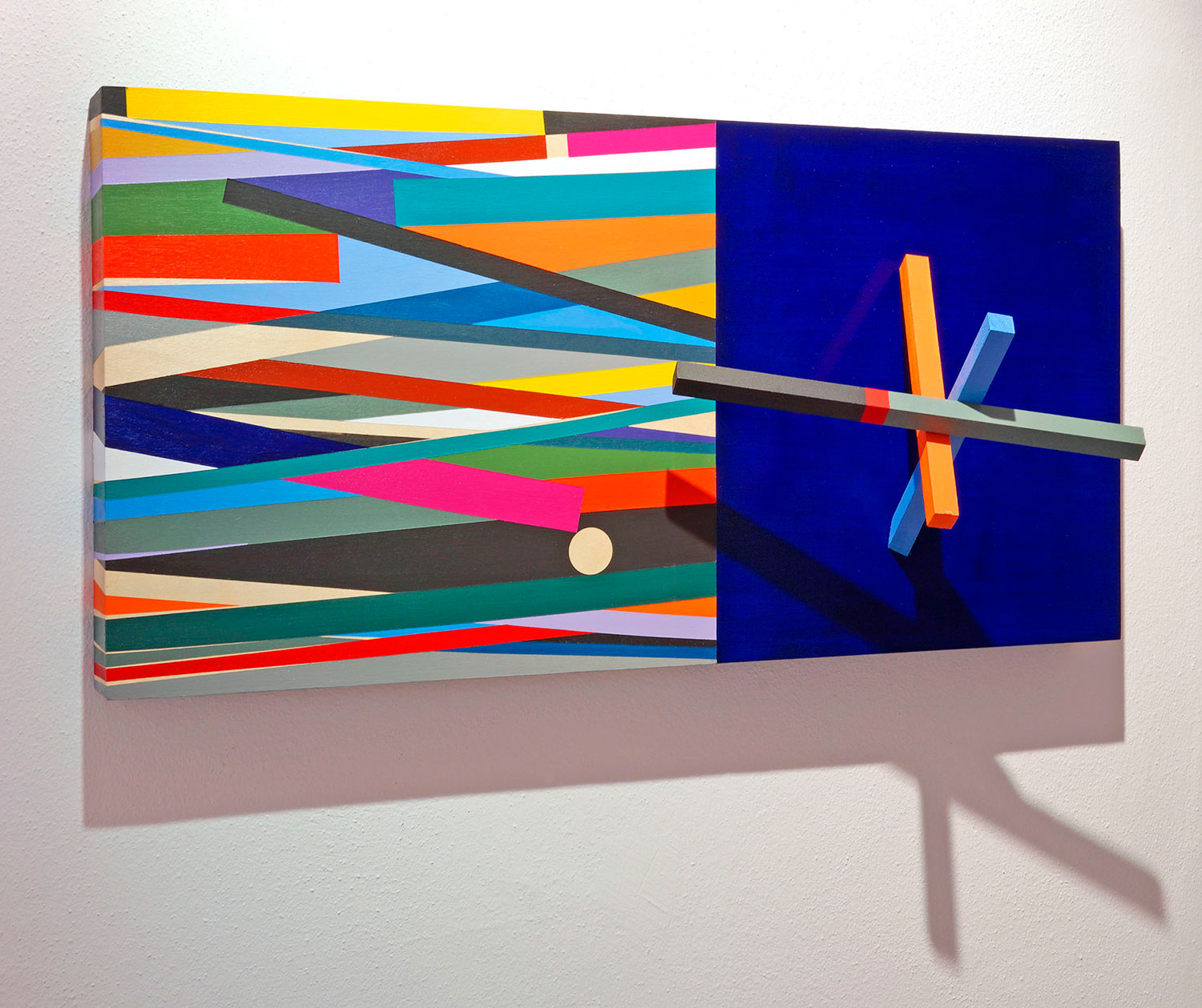 Israel Guevara, Rhythmic Structure II, 2017, Acrylic on Wood, UF 12 x ...